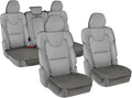Motor Trend Car Seat Covers for Front & Rear Full Set - Nappa Leather Seat Protectors for Cars, Trucks & SUVs - Gray Automoti