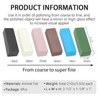 SCOTTCHEN Buffing Polishing Cutting Compounds 21 Oz.Kit-for Stainless Steel Aluminum Jewelry,Black White Purple Brown Blue Green,from Course to Fine - 6 Pcs