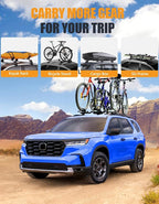KINGGERI 300lbs Roof Rack Cross Bars Compatible with Honda Pilot 2023-2026 Sport TrailSport Touring Elite (Not for LX & EX-L), Aluminum Roof Rails Crossbars Rooftop Cargo Carrier Luggage Rails