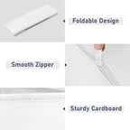 DIMJ Drawer Organizer Clothes - 20 Pack Closet Drawer Organizer Bins for Baby Clothes Storage, Fabric Dresser Organizer for N