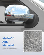 Rearview Mirror Fully Caps Covers Compatible with 2007-2014 Chevy Silverado GMC Sierra Avalanche Tahoe Suburban Yukon Escalade ESV Left Right Side View Upper Mirror Cover Caps, Chrome