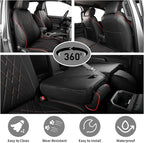 EKR Custom Fit Tacoma Car Seat Covers for Select Toyota Tacoma (Petrol) 2024 2025 2026 Double cab SR,SR5,TRD Sport,TRD Off-Ro