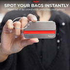 Original Indestructible Luggage Tags for Travel Stand Out with Stainless Steel Privacy Personalized Luggage Tags with Free Sm
