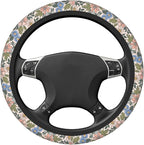 Steering Wheel Cover Universal Fit Car Interior Accessories for Women Men 15 Inch Breathable Anti Slip Odorless Neoprene Stee