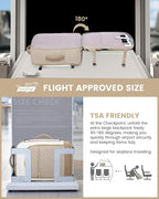 LOVEVOOK Large Travel Backpack for Women, 50L Carry on Backpack Airplane Approved, TSA Personal Item Travel Bag for Women fit