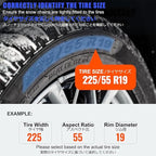 Tire Chains,Snow Chain,Snow Chains For Suv,Featuring A Thickened Chain Design,It Is Easy To Install And Suitable For Various 
