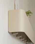 Kazai.® Coat Rack Wall Mount with Shelf 'Tone' | Modern Design Coat Hanger with Hidden Hooks and Storage | Hat Rack with Shel