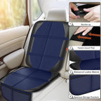 Car Seat Protector,2 Pack Automotive Seat Protectors Baby Carseat Pad Waterproof & Durable 600D Fabric for Child Baby Car Sea