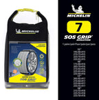 MICHELIN SOS Grip Evolution 7 Textile Snow Socks, Emergency Snow Chains for Cars, Quick and Easy Assembly, Perfect Hold on Sn