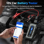 Car Battery Jump Starter and Battery Tester TOPDON 2-in-1 2200A Peak Jump Starter for Up to 8L Gas/6L Diesel Engines 12V