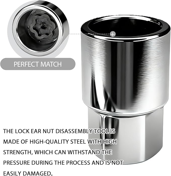 Wheel Lock Key Lug Nut Key Locking Lug Nut Removal Tool for Toyota Lexus Tacoma Senna, Security Nuts Socket Wrench Anti-Theft
