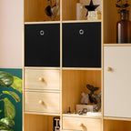 13 inch Record cubes storage bins,collapsible fabric storage cubes Decorative storage basket,apply to clothes organizer box,s