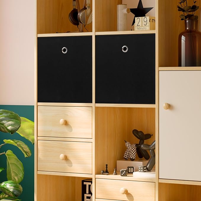 13 inch Record cubes storage bins,collapsible fabric storage cubes Decorative storage basket,apply to clothes organizer box,s
