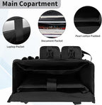 Car Front Seat Organizer Backseat Organizer with Dedicated Tablet Laptop Storage Adjustable Shoulder Strap Cup Holder Truck Seat Storage Universal Fits for Most of Car