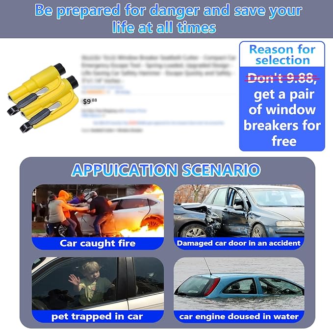 【Compatible with Honda Civic】Seat Gap Filler,No Drop Seat Guard Compatible with Honda Civic,Car Seat Side Gap Filler Organizer,Drop Seat Guards for Cars(2Pcs),Emergency Keychain Car Escape Tool(2Pcs)