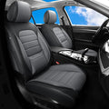 Car Seat Covers Full Set, Universal Leather Seat Covers for Cars, Breathable & Waterproof Automotive Seat Cover for Most Seda