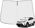 Windshield Sun Shade for 2013-2018 Toyota RAV4 Accessories Thicken 6-Layer Front Window Sunshade Cover Sun Visor Protector Foldable Block UV Rays Keep Vehicle Cool