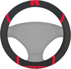 FANMATS NCAA Unisex-Adult Embroidered Steering Wheel Cover