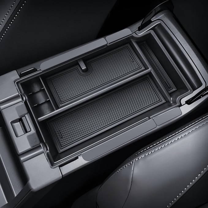 for 2026 Crosstrek Center Console Organizer Double-Layer 2024 2025 2026 Subaru Crosstrek Hybrid (Base/Premium/Sport/Limited/Wildernes) & 2024-2026 Impreza Armrest Box Organizer Tray