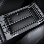 for 2026 Crosstrek Center Console Organizer Double-Layer 2024 2025 2026 Subaru Crosstrek Hybrid (Base/Premium/Sport/Limited/Wildernes) & 2024-2026 Impreza Armrest Box Organizer Tray