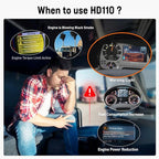 ANCEL HD110 Heavy Duty Truck Scanner with DPF Regen and Reset for Detroit Paccar Engine, Full System HDOBD & OBD2 Scanner for