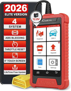 LAUNCH Elite ABS Bleeding Scan Tool,Engine Transmission ABS SRS OBD2 Scanner Diagnostic Tool,Throttle Reset Code