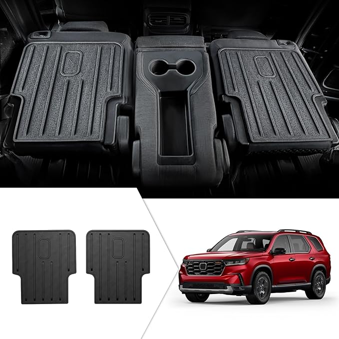 Backrest Mat Compatible with 2023-2025 2026 Honda Pilot Accessories, 2nd Kick Mats for 2022-2026 Acura MDX Accessories