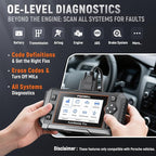 FOXWELL NT510 Pro fit for Porsche OBD2 Scanner with 12V Battery Tester, Full System Diagnostic Bidirectional Control Scanner