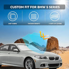 for BMW 5 Series 2011-2016 Windshield Sun Shade - 4 Layers Car Sunshades for Front Windows Shade Cover Custom Fit 5 Series 525i 520i 528i 530i 535d 535i 550i Sun Visor Blocks UV Rays Car Accessories