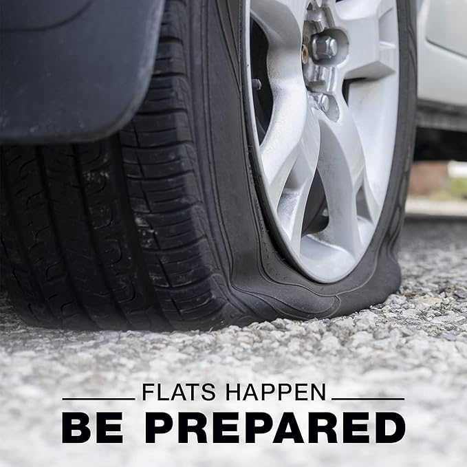 Fix-A-Flat S60410-6PK Aerosol Emergency Flat Tire Repair and Inflator, for Compact Tires, Eco-Friendly Formula, Universal Fit
