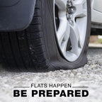 Fix-A-Flat S60410-6PK Aerosol Emergency Flat Tire Repair and Inflator, for Compact Tires, Eco-Friendly Formula, Universal Fit
