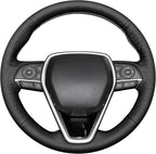 MEWANT Breathable Hand Sewn Car Steering Wheel Cover for Toyota Camry 2018-2019 / Toyota Avalon 2019 / Toyota Corolla 2019-2020 / Toyota RAV4 2019 Steering Wheel Accessories