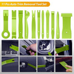GOOACC 200Pcs Trim Removal Tool, Auto Push Pin Bumper Retainer Clip Set Fastener Terminal Remover Tool Adhesive Cable Clips R