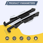 Car seat Gap Filler 2-Piece Multi-Functional Storage Belt with PU Material, seat Side Gap Filler to Prevent Items from Fallin