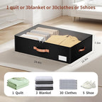 Underbed Storage With Wheels,Large Capacity 7.5 inches Height Storage Bins,Rolling Underbed Shoe Storage Containers,dorm Stor
