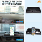 Aunginsy Center Console Dash Storage Tray Compatible with Hummer H3 2005-2009, Car Dashboard Multi-Functional Phone Mount Storage Box Dash Organizer Tray Insert with Mobile Phone Holder Accessories