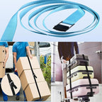4pcs Lashing Straps 59"x1" Tie Down Straps with Adjustable Heavy Duty Cam Buckles for Kayak, Cargo, Luggage, Cinch, Canoe, Bicycles, Motorcycles, TruckSecure Straps （Sky Blue）