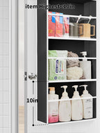 JARLINK Toy Stuffed Animal Storage, Over The Door Organizer W/Clear View Windows, 44lb Load, Baby Toy Storage Organizer for N