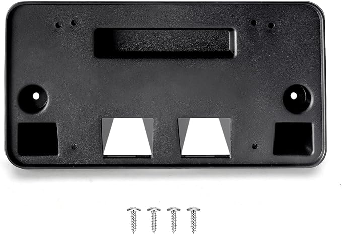 Front Bumper License Plate Frame Bracket Compatible with GMC Sierra 2500 HD 3500 HD 2020 2021 2022 2023, Black License Frame 