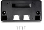 Front Bumper License Plate Frame Bracket Compatible with GMC Sierra 2500 HD 3500 HD 2020 2021 2022 2023, Black License Frame 