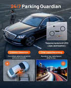 70mai 4K Dash Cam Front and Rear, Built in Wi-Fi 6 & GPS Car Camera, Super Night Vision, ADAS, 3'' IPS Screen, 24H Parking Mo