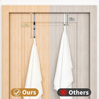 Over The Door Hooks Hanger,Over The Door Towel Hook Organizer Hanging for Coat Clothes Backpack hat Purse Metal Towel Rack Ba