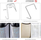 KEEPJOY Over The Door Shoe Organizer 2 Pack,Mesh Pockets Hanging Shoe Rack Over The Door,Shoe Storage Closet with 4 Hooks,Was