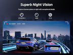Pelsee S12 Pro Mirror Dash Cam with STARVIS 2 Sensor, Rear View Mirror Camera 5.8GHz WiFi, 4K Front and 1080P Rear Backup Cam