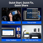 TOPDON Scanner AD800BT V2.0, Bidirectional Scan Tool, Full Systems Diagnostic Tool for All Vehicles, Automotive Diagnostic Sc