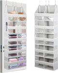 Ridering Over the Door Organizer 5 Tiers,Extra Large Behind Door Storage of 10 Compartments for Toys Clothes Diaper Organizer