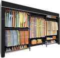 Ulif E13C Max Heavy Duty Closet Organizer System，Freestanding Clothing Racks for Hanging Clothes，Adjustable Garment Rack 86" 