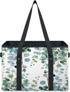 Reusable Grocery Bag, Foldable Large Shopping Tote Bag for Groceries Kitchen Picnic Car Trunk