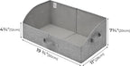 GRANNY SAYS Storage Bins for Closet, Trapezoid Storage Bins with Handles, Closet Storage Bins, Decorative Storage Boxes for O