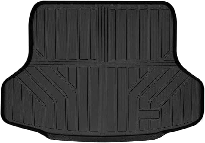 Auxko All Weather Cargo Mat Fit for Nissan Sentra 2026 2025-2020 TPE Trunk Liner Sentra Accessory All Season Guard Odorless Anti-Slip Black